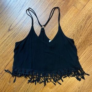 Forever 21 Black Crop Top